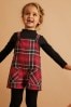 Red/Black Red Check Dungaree Set (3mths-7yrs)