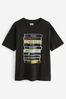Schwarz, Run DMC - Reguläre Passform - Band Cotton T-Shirt, Regular Fit