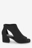 Black Forever Comfort® Low Cut-Out Shoe Boots
