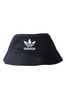Black adidas Originals Trefoil Bucket Hat