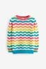 Little Bird by Jools Oliver Multi Rainbow Multicoloured Striped Knitted Jumper