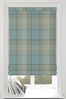 Teal Check Made To Measure Roman Blind