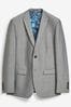 Light Grey Two Button Suit: Jacket, Regular Fit