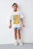 Van Gogh Sunflowers White Artist License T-Shirt (3-16yrs)