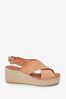Nude Shoe The Bear Orchid Wedge Espadrille