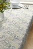 Nordic Floral Wipe Clean Table Cloth With Linen