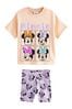 Black/White Minnie Mouse Cycle Shorts and T-Shirt Set (3mths-7yrs)