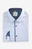 Blau - Schmale Passform - Trimmed Formal Shirt, Slim Fit