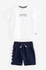 Navy/White Baker by Ted Baker T-Shirt and Shorts Set