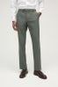 Green Slim Fit Motionflex Stretch Suit Trousers, Slim Fit