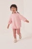 Pink Quilted Sweat and Leggings Set (3mths-7yrs)