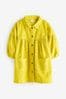 Yellow Corduroy Cotton Shirt Dress (3mths-8yrs)