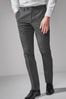 Charcoal Grey Suit: Trousers, Tailored Fit