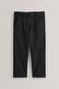Black Plus Waist School Pleat Front Trousers (3-17yrs), Plus Waist