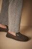 Green Signature Luxury Check Moccasin Slippers