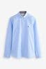 <span>Marineblau</span> - Langärmliges Oxfordhemd mit Stretchanteil, schmale Passform
