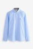 <span>Hellblau</span> - Next Langärmeliges Oxford-Hemd in Slim Fit mit Stretch