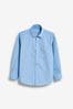 Blue 2 Pack Long Sleeve School Shirts (3-17yrs), Regular Fit