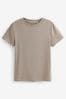 Grau - Weiches, geripptes T-Shirt mit TENCEL™ Lyocell