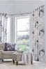 Midnight Blue Laura Ashley Belvedere Lined  Eyelet Curtains