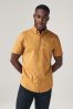 Sand Brown Regular Fit Easy Iron Button Down Oxford Shirt, Regular Fit