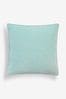 Teal Blue 45 x 45cm Soft Velour Cushion, 45 x 45cm