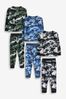 Camouflage 3 Pack Long Sleeve Pyjamas (3-16yrs)