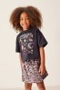 Black Top and Sequin Skirt Set (3-16yrs)