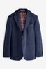 Bright Blue Regular Fit Signature Italian Fabric Suit Jacket
