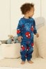 Blau - Spider-Man Weicher Fleece-Pyjama (12 Monate bis 10 Jahre)