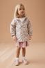 Pink Ditsy Shower Resistant Printed Cagoule (3mths-7yrs)