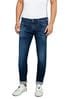 Mid Blue HFX Replay Dark Blue Slim Fit Anbass Jeans