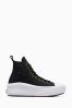Converse Black Velvet Move Youth Trainers