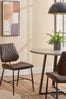 Design Décor Dark Brown Set of 2 Carson Dining Chairs