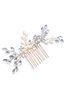 Ivory & Co Gold Pearl Shimmer Crystal Comb