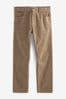 Stone Straight Fit Cord Jean Style Trousers