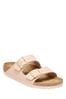<span>Weiß/Braun</span> - Birkenstock Graceful Arizona Sandalen mit großer Schnalle