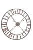 Libra Grey Antique Skeleton Wall Clock