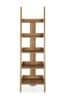 Dark Bronx Oak Effect Narrow Ladder Shelf, Narrow Ladder