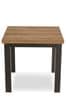 Dark Bronx Oak Effect Rectangle 4 to 6 Seater Extending Dining Table, Rectangle