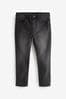 Grey Charcoal Skinny Fit Cotton Rich Stretch Jeans (3-17yrs), Skinny Fit