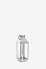Black Silver Metal Small Lantern Candle Holder Lantern, Extra large