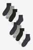Multi 10 Pack Cushioned Sole Mid Trainer Socks, 10 Pack