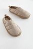 Neutral Thinsulate™ Lined Quilted Mule Slippers