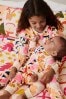 Bunt - Mädchen Langärmeliger Pyjama aus Baumwolle mit weihnachtlichem Feenprint (9 Monate bis 16 Jahre)