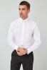 White Easy Care Single Cuff Oxford Shirt, Slim Fit