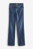 Mid Blue Wash Slim Lift And Shape Bootcut Jeans, Petite