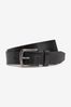 Creased Effect Leather Belt