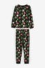 Minecraft Black/Green Soft Touch Fleece with Elastane Pyjamas (5-16yrs)