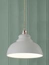 Grey Dixon Easy Fit Pendant Lamp Shade